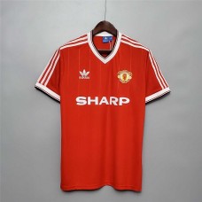 Manchester United 83/84 Home Red Soccer Jersey